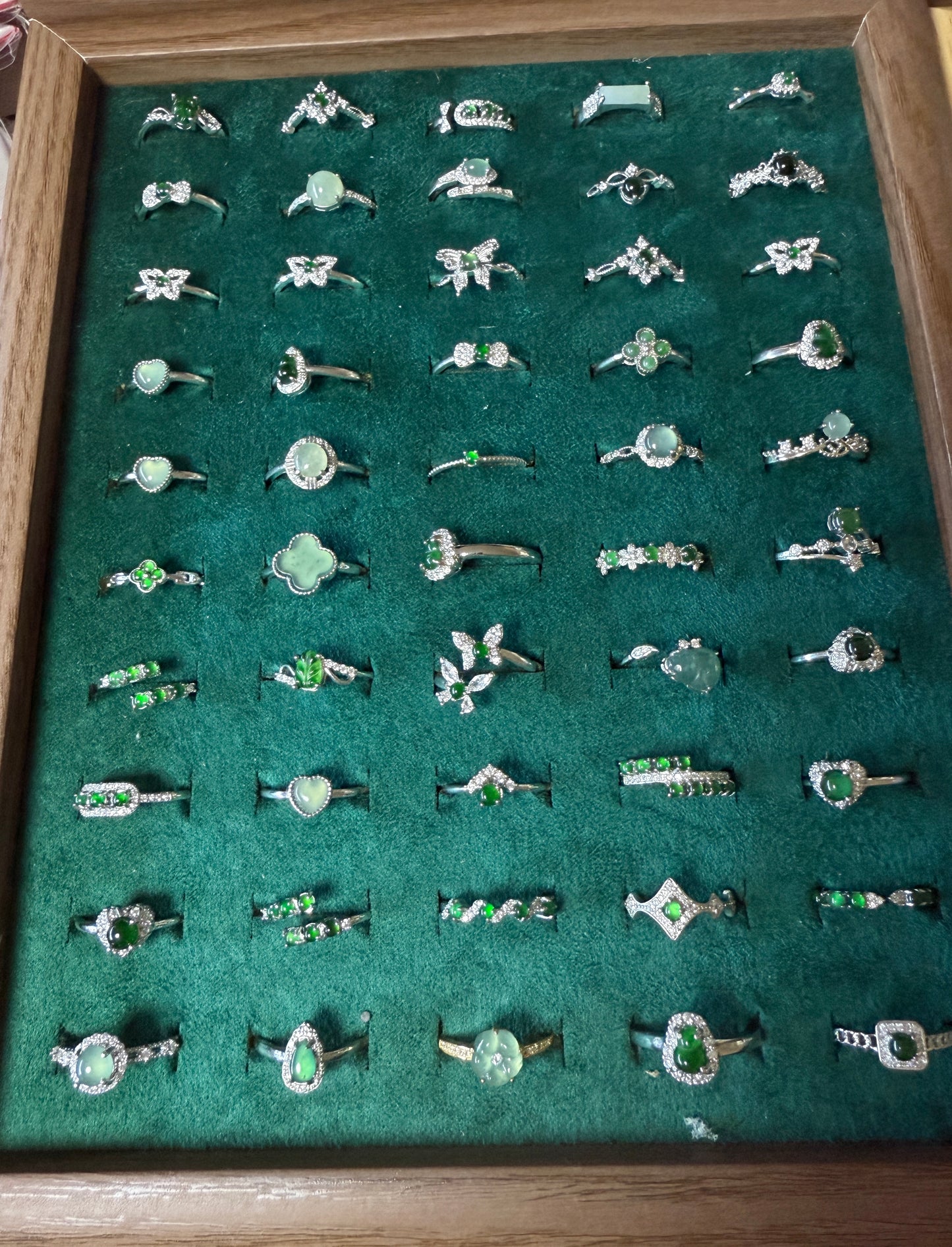 ONE PRICED RINGS -"Elegant Jade Ring – Timeless Beauty in Natural Stone"