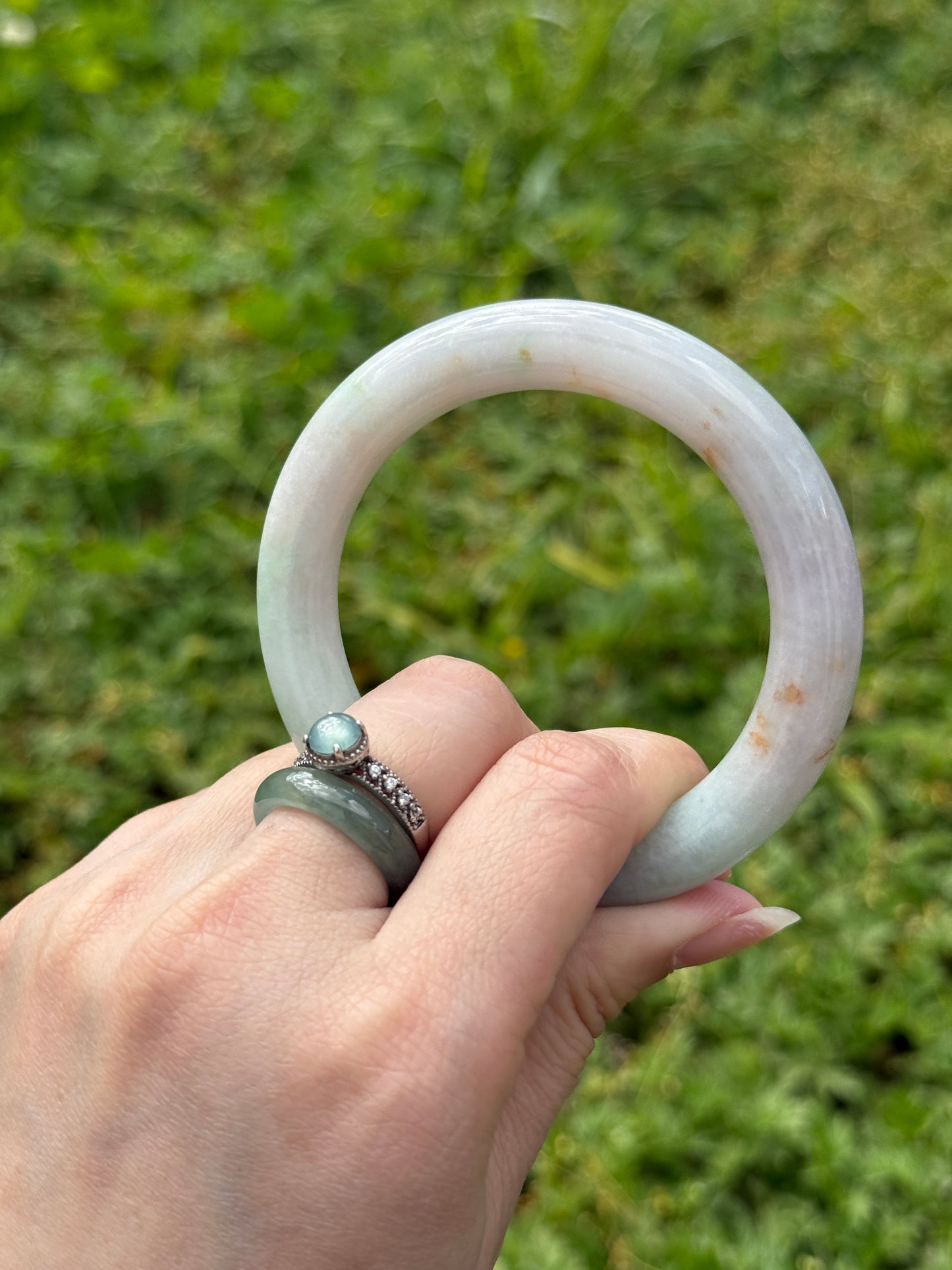 “Heaven, Earth, Humanity” jade SIZE 54 55 56